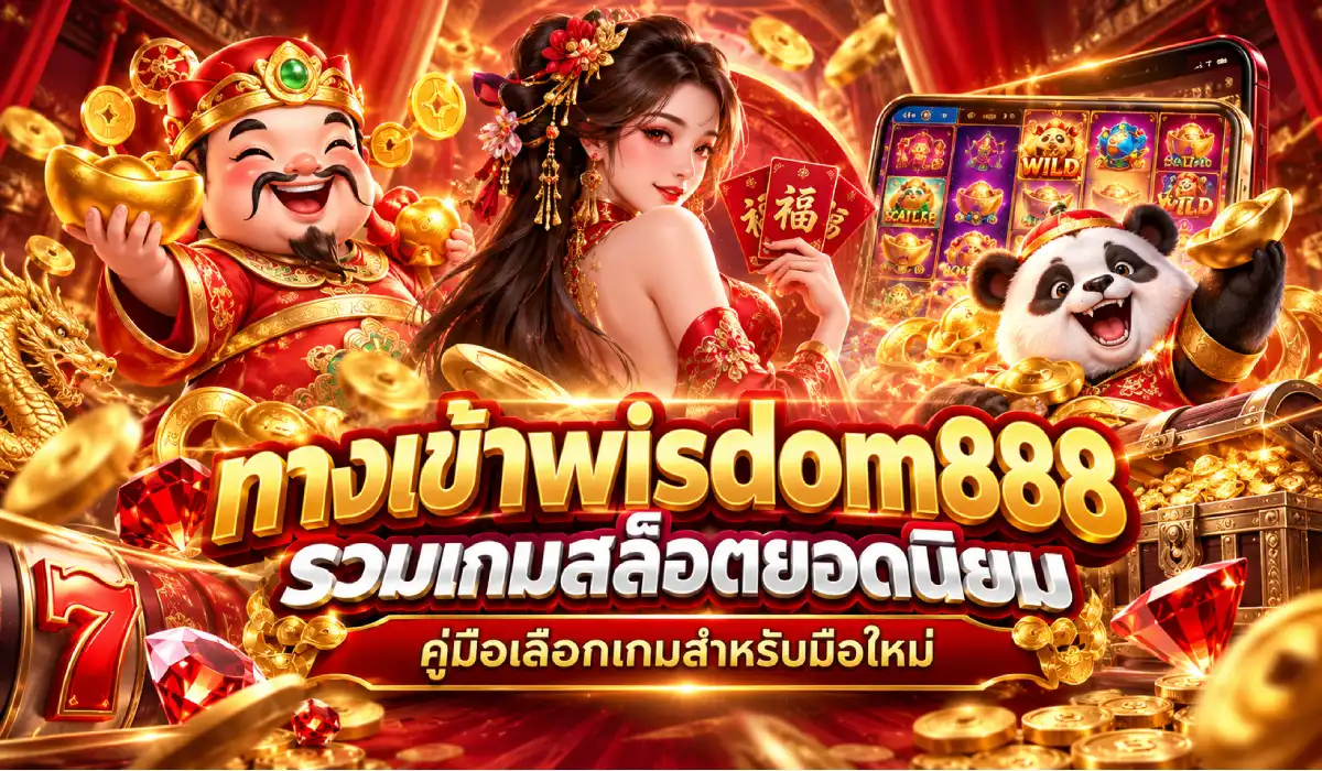 ทางเข้าwisdom888